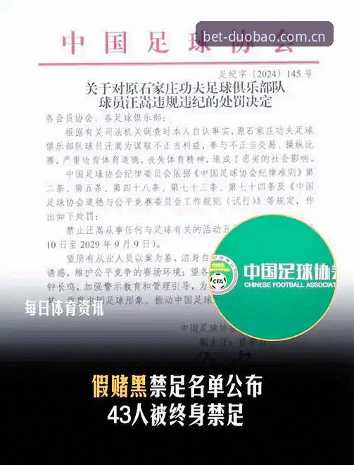 多宝体育使用教程 足协第三批禁足名单公布,如何通过多宝体育官网了解赛事背后的诚信保障?
